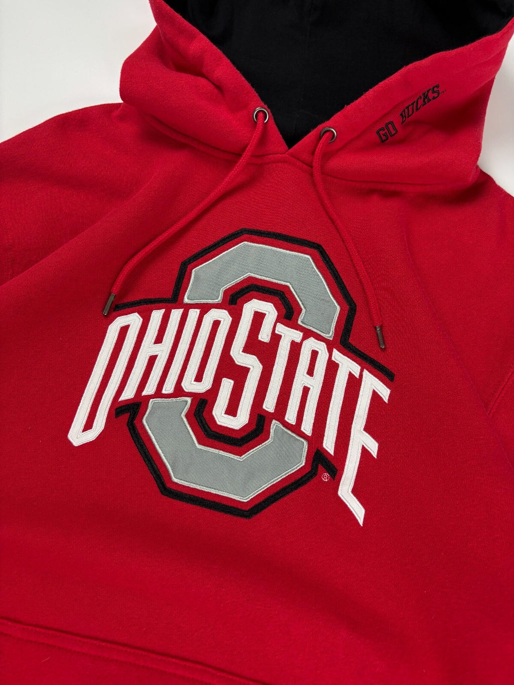 Vintage Ohio State University Hoodie / NCAA Collegiate Sweater / Buckeyes XL Red