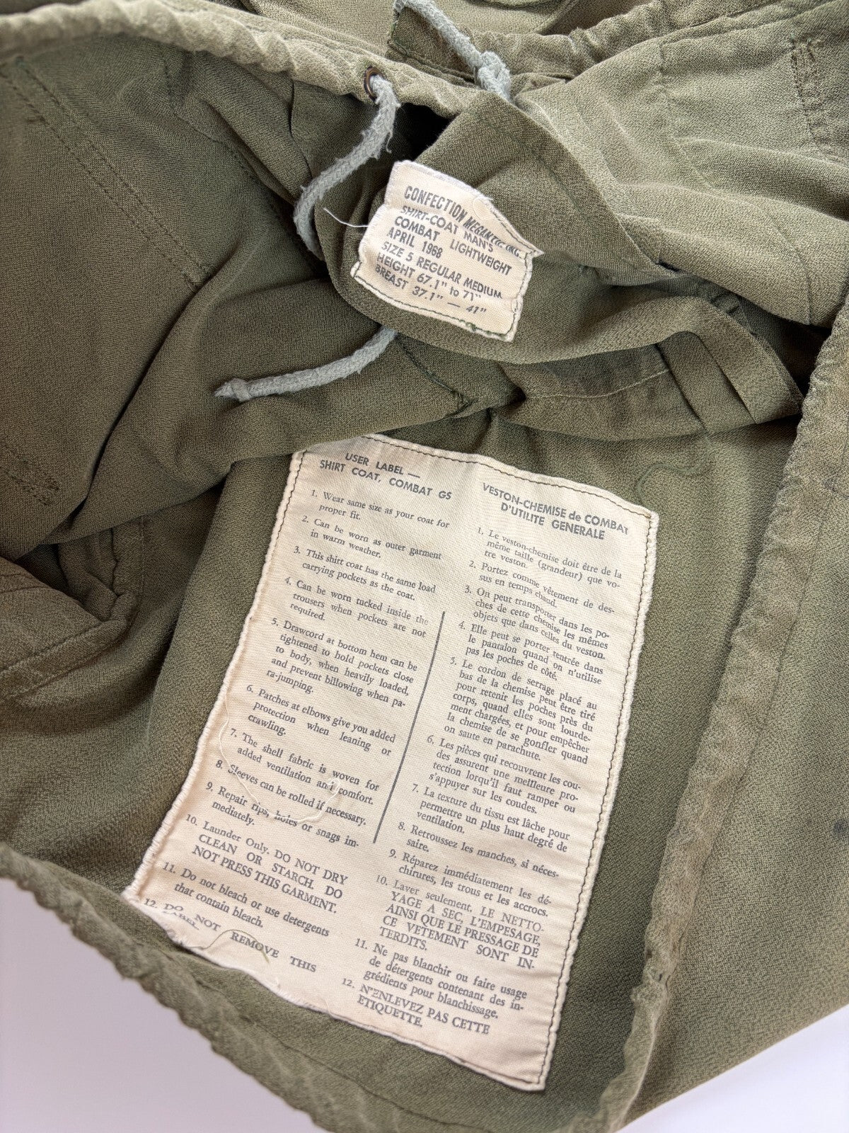 Vintage 1960s Military Jacket