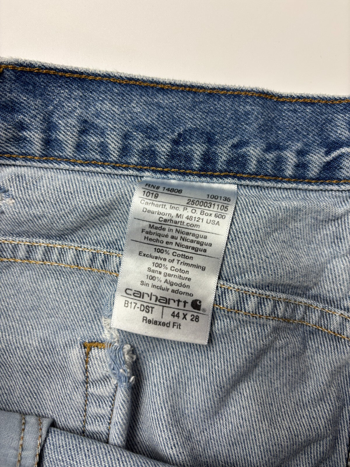 Vintage Carhartt Workwear Denim Jeans