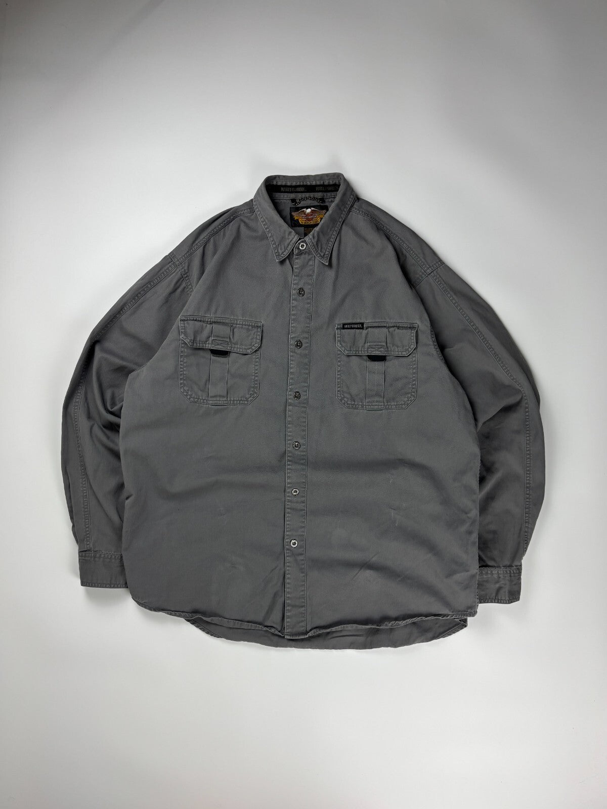 Vintage Harley Davidson Eagle Button Up Shirt