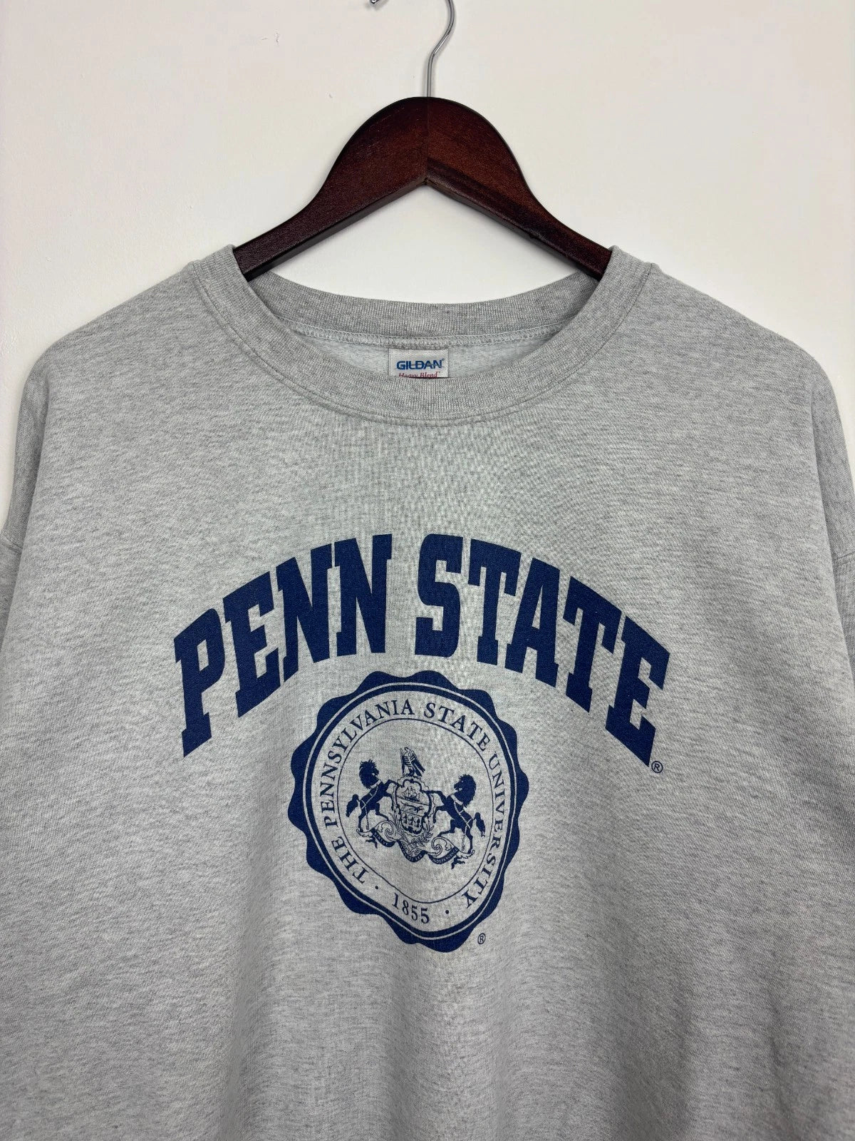 Vintage Penn State Sweatshirt - Gray - Size Large - Nittany Lions Sweater