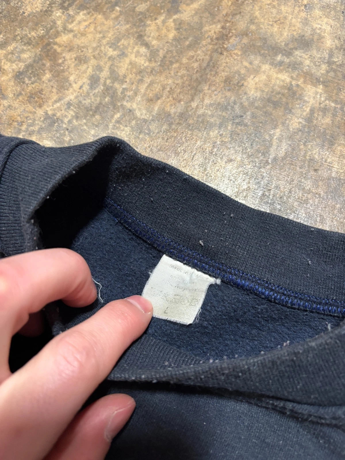 Vintage Universite Sorbonne Paris Sweatshirt - Size Large - Black