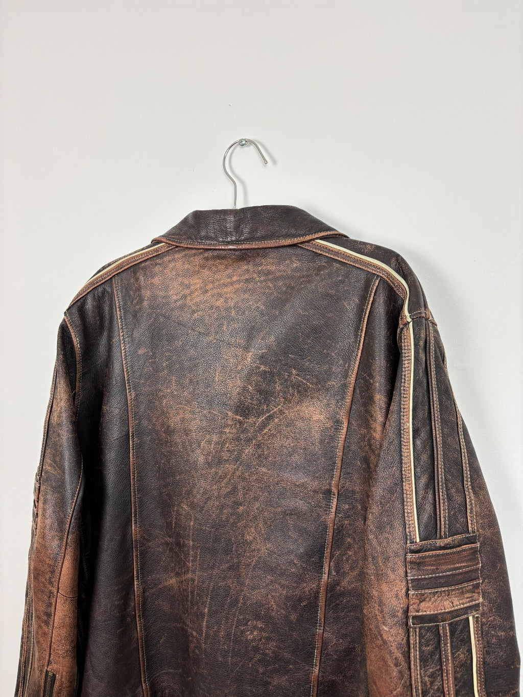 1990s Vintage Danier Leather Biker Jacket