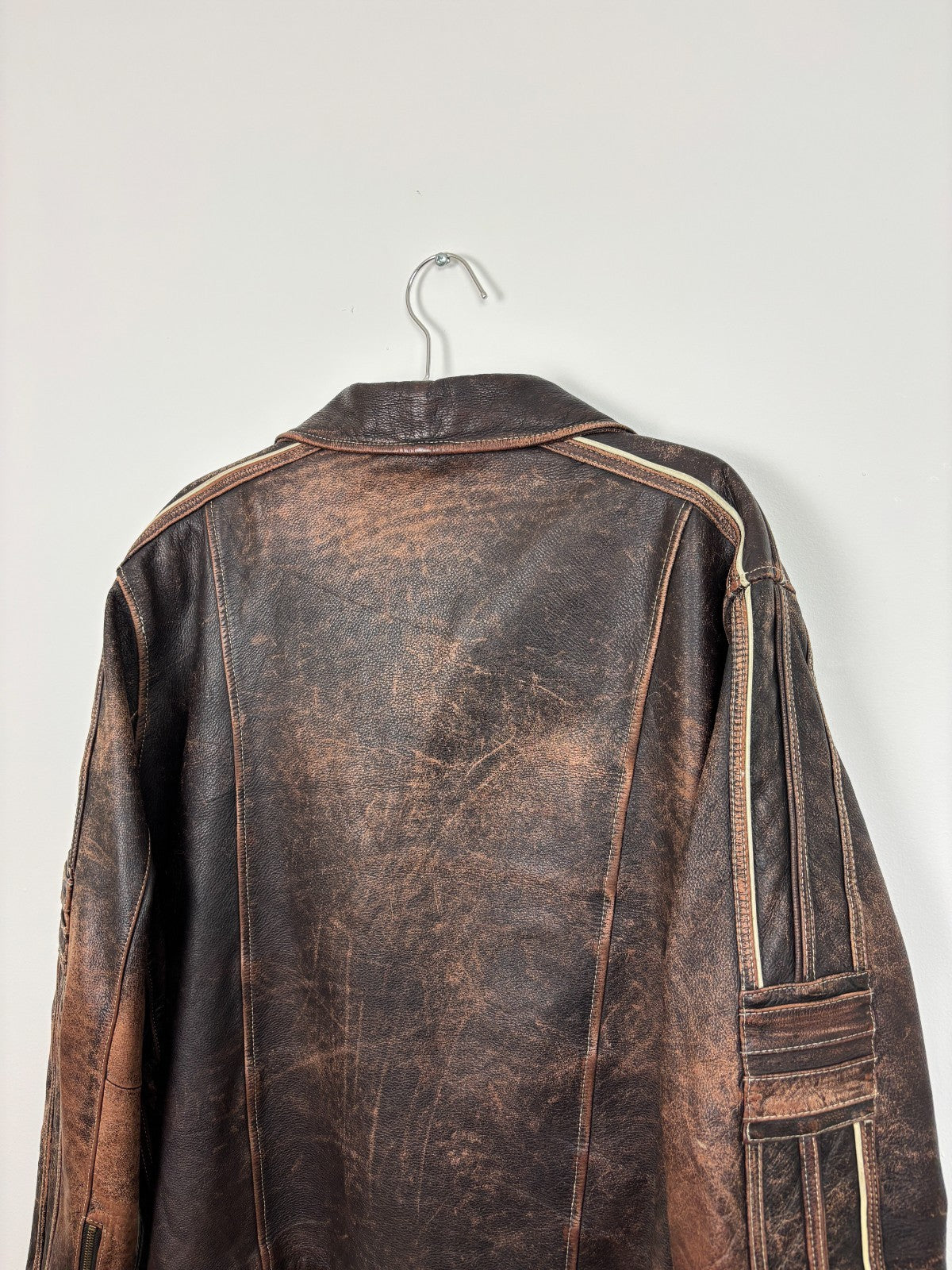 1990s Vintage Danier Leather Biker Jacket