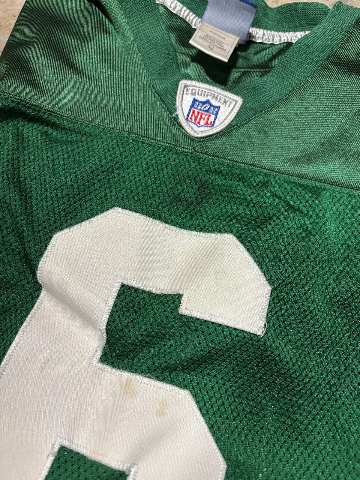 Vintage New York Jets Jersey / Mark Sanchez #6 / NFL Football / Green Size Large