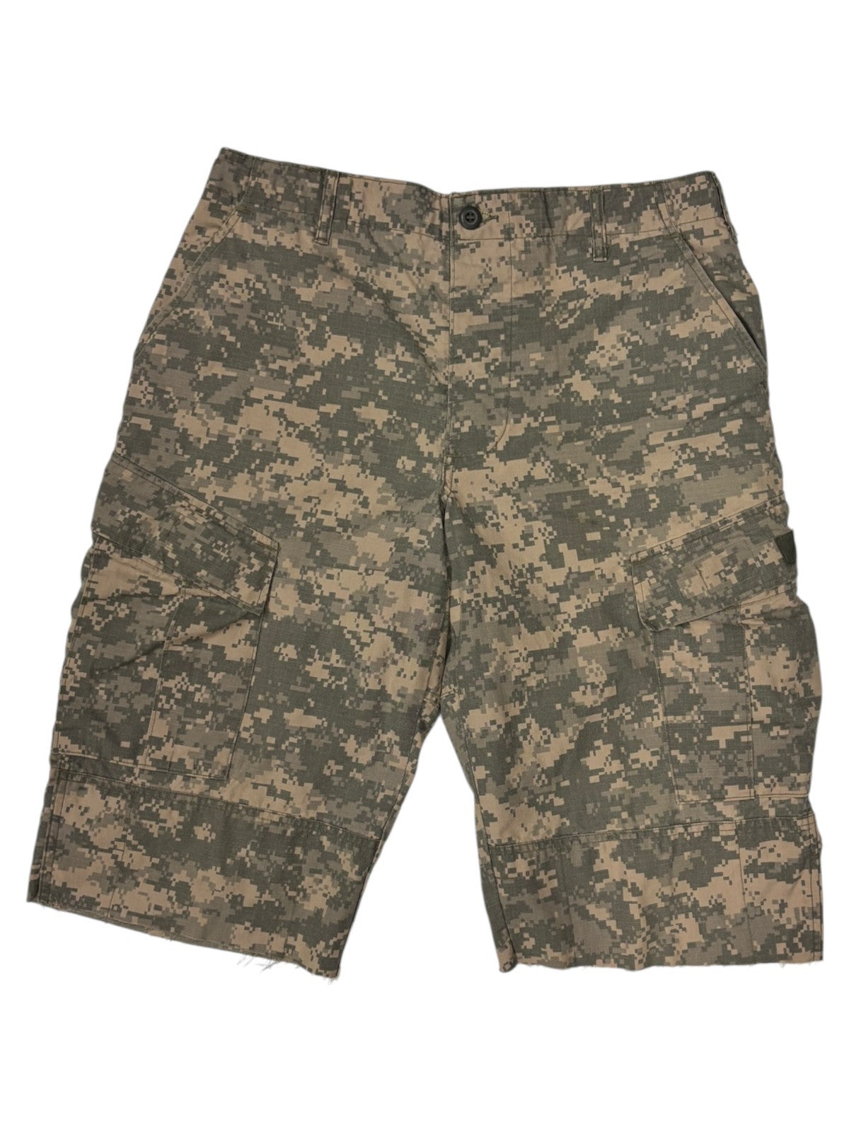 Vintage Military Digital Camo Cargo Shorts