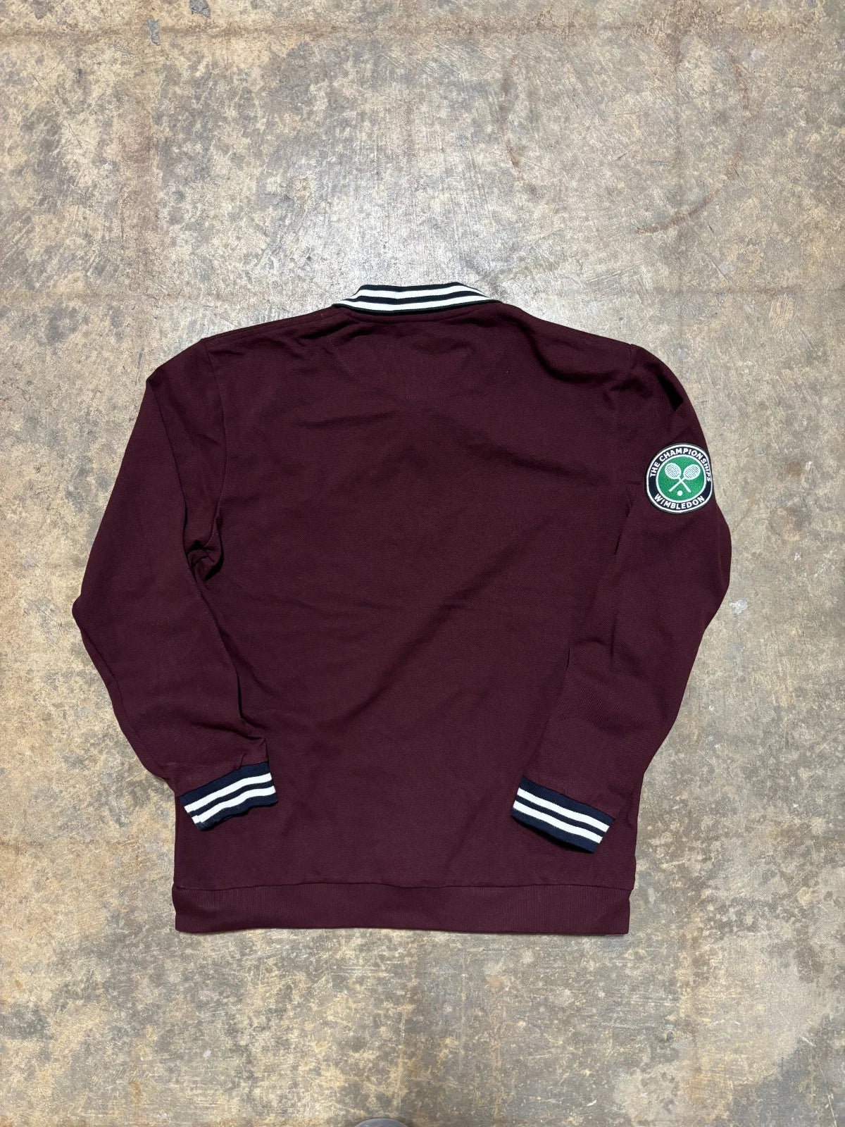 Vintage Polo Ralph Lauren Quarter Zip Sweatshirt - Wimbledon Tennis - Size XL