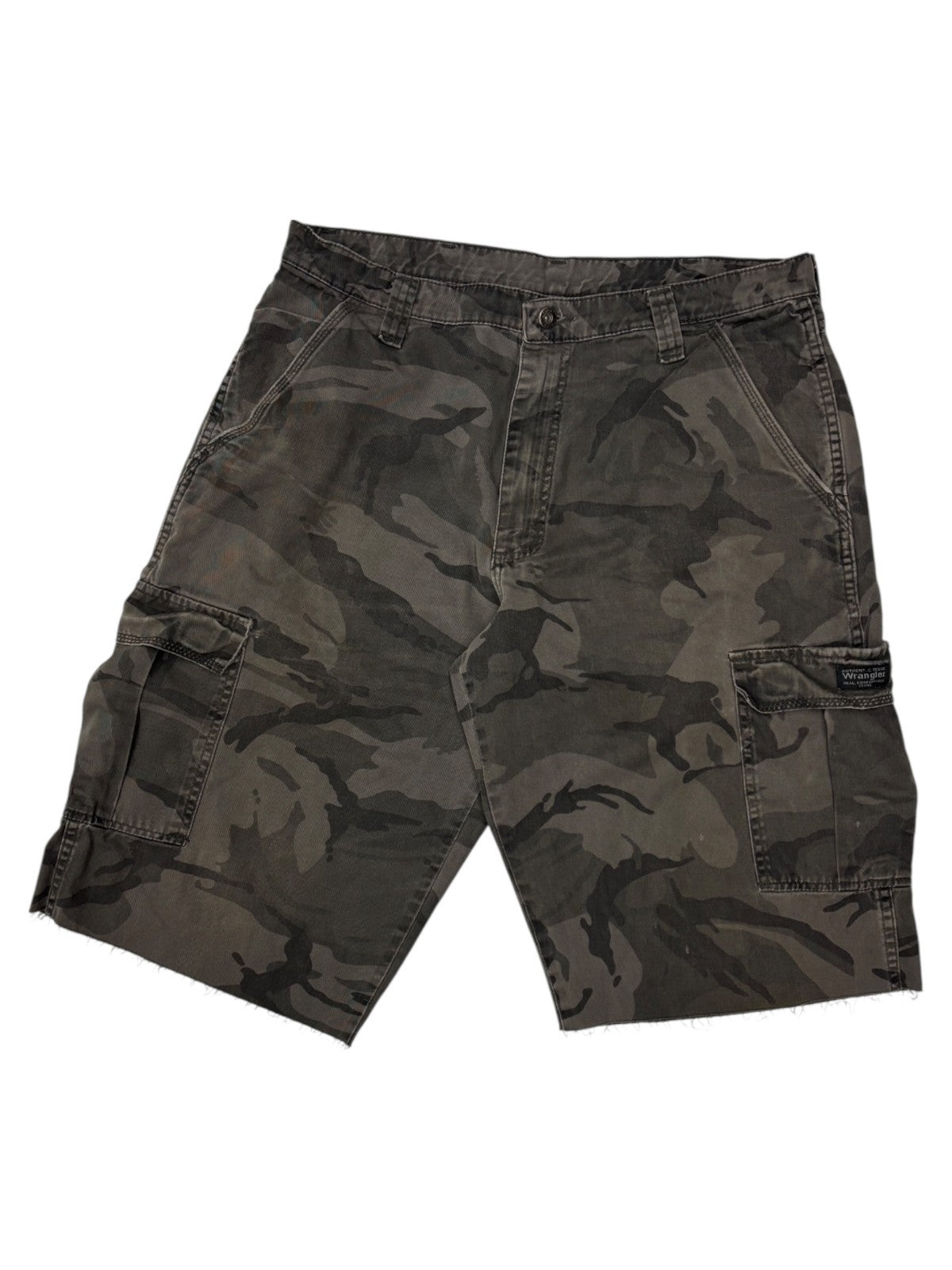 Vintage Wrangler Military Camo Cargo Shorts