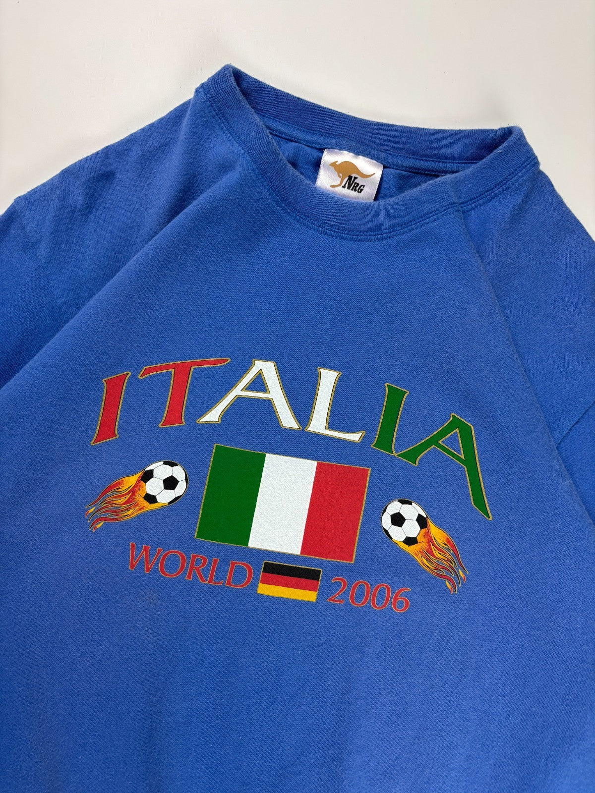 Vintage Italia World Cup Cropped Tee