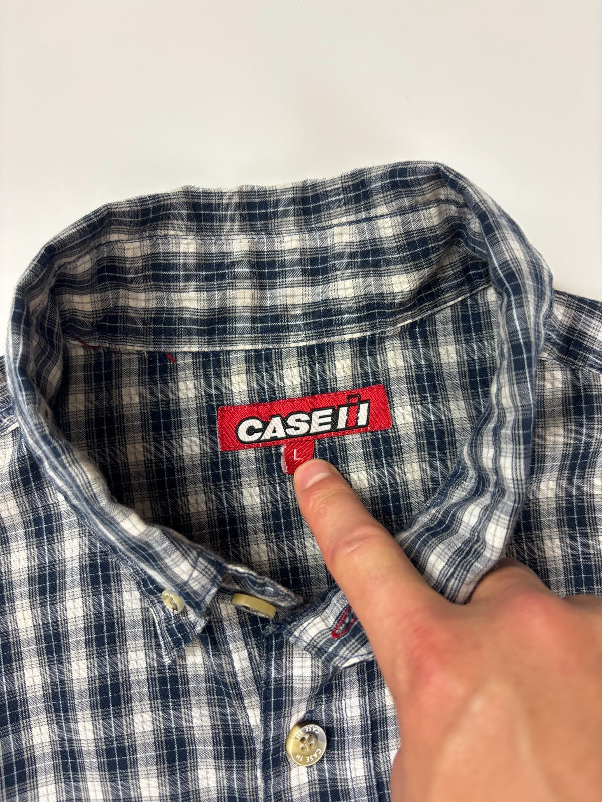 Vintage Roguehaus Plaid Cropped Button Up Shirt