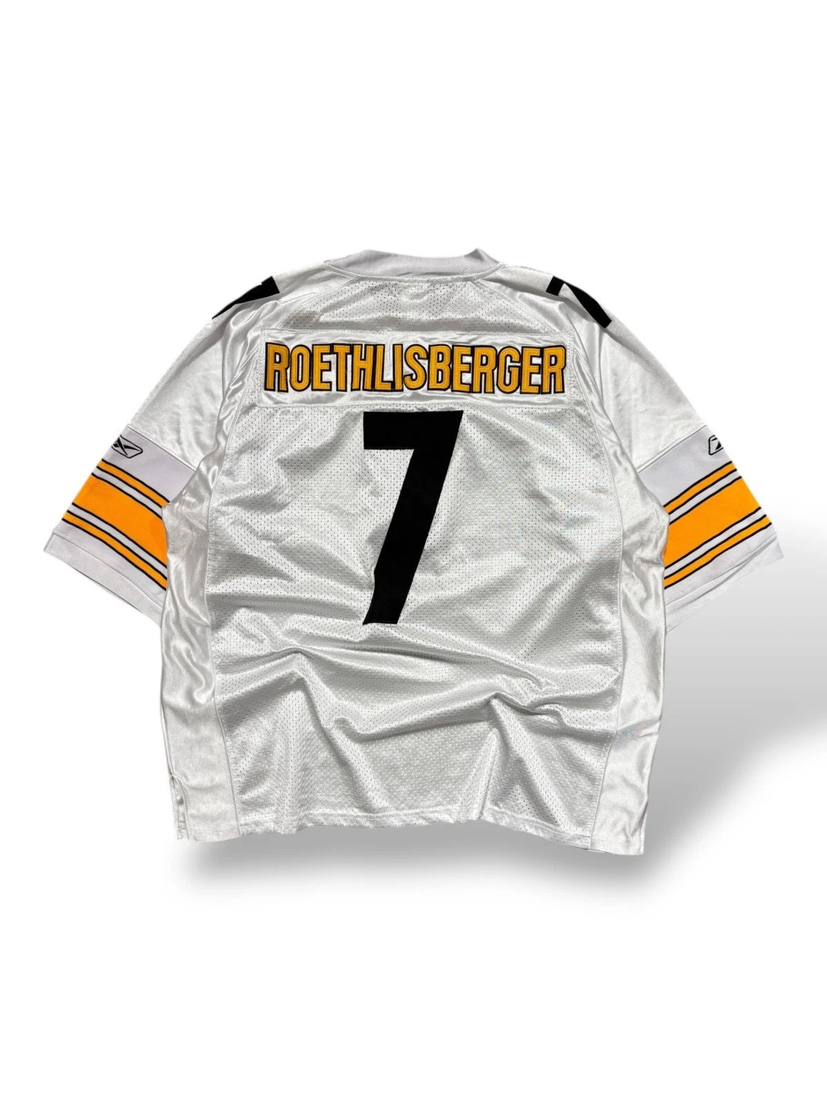Vintage Pittsburgh Steelers Jersey - Ben Roethlisberger - XL - White Reebok NFL