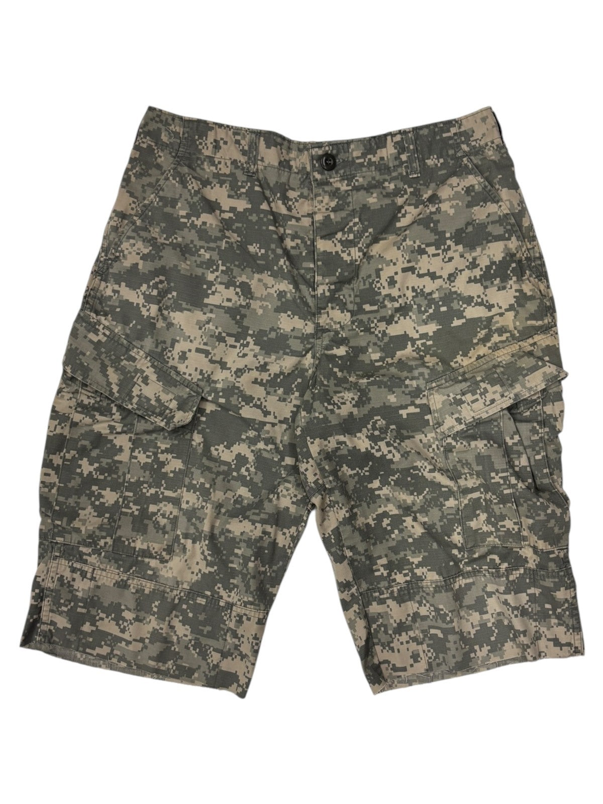 Vintage Military Digital Camo Cargo Shorts
