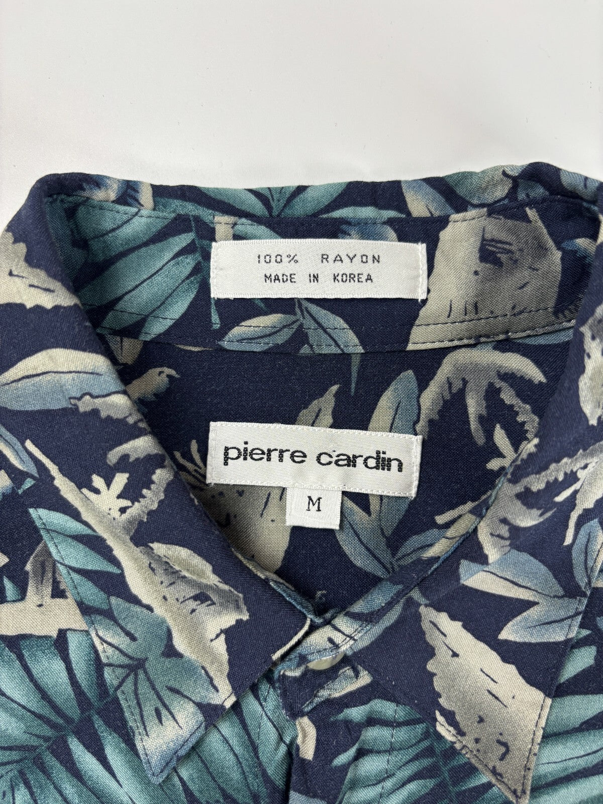Vintage Pierre Cardin Hawaiian Button Up Shirt