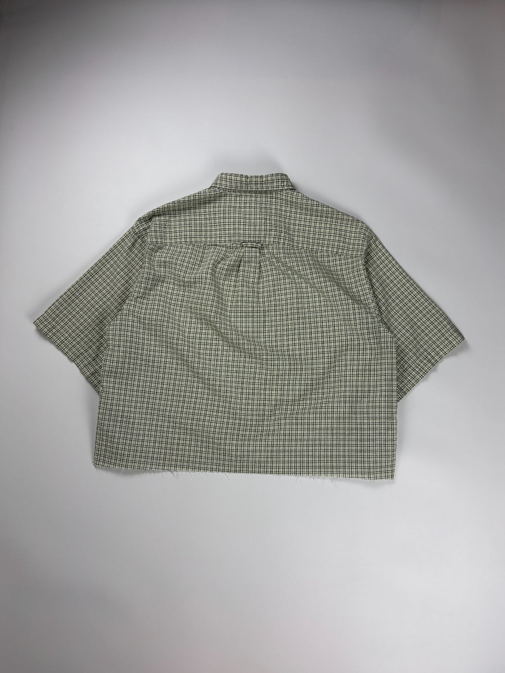 Vintage Columbia Plaid Cropped Button Up Shirt