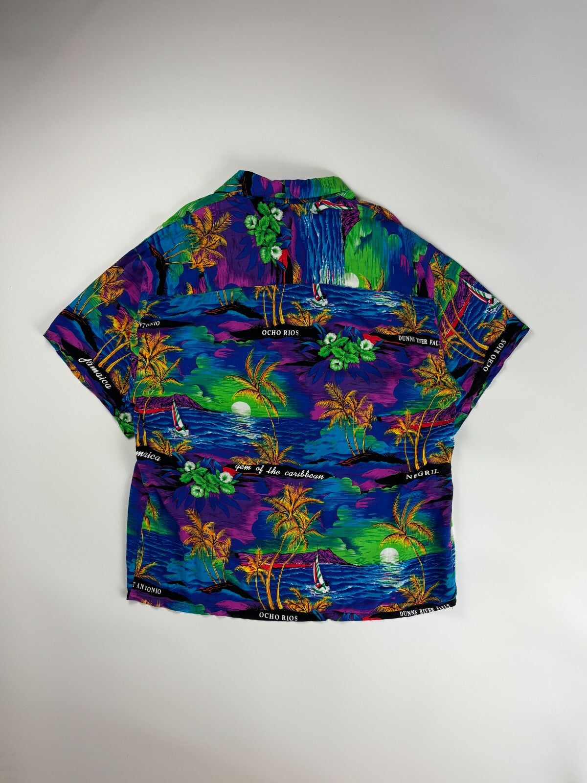 Vintage Montego Bay Hawaiian Button Up Shirt