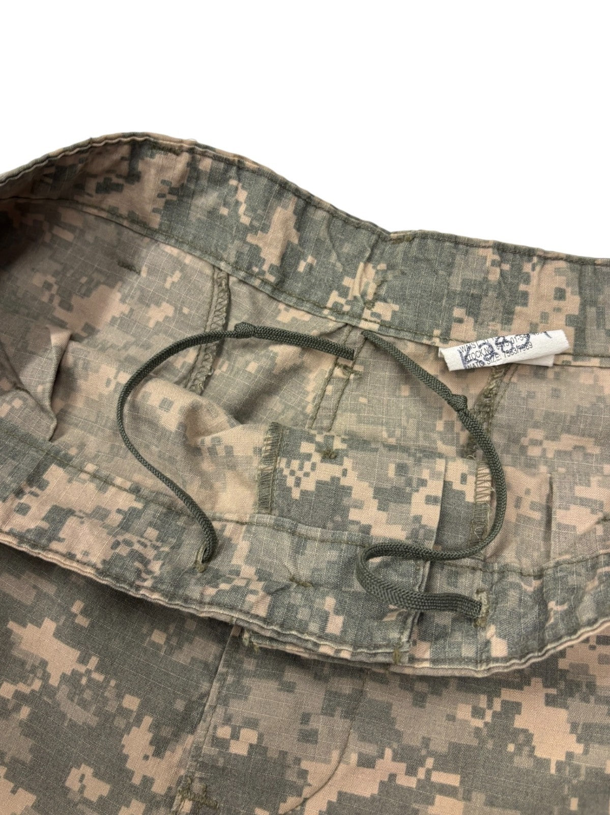 Vintage Military Digital Camo Cargo Shorts