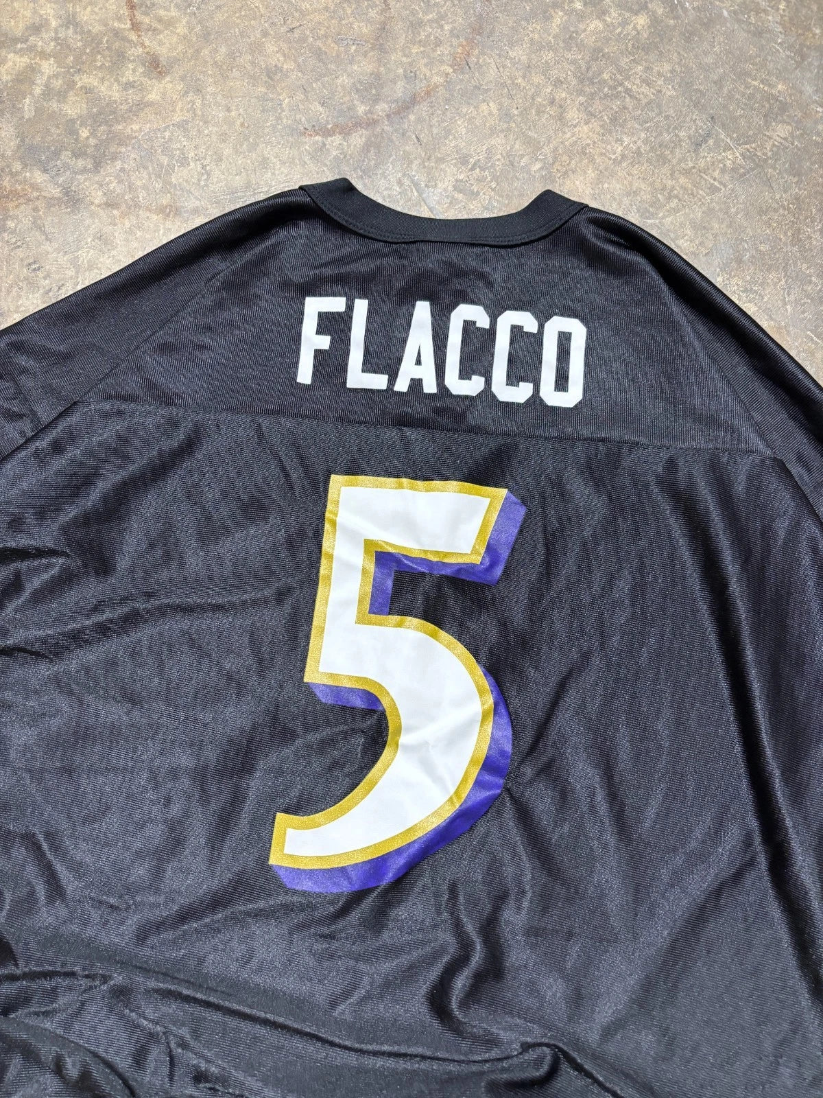 Vintage Baltimore Ravens Jersey / Joe Flacco #5 / NFL Football / Black Size 2XL