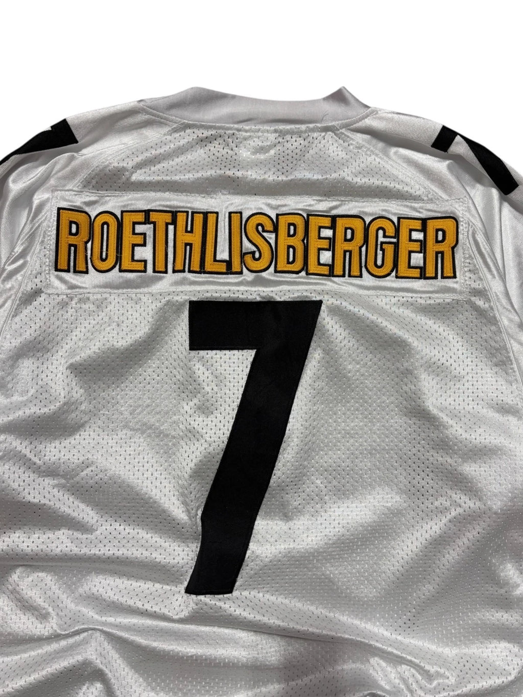 Vintage Pittsburgh Steelers Jersey - Ben Roethlisberger - XL - White Reebok NFL
