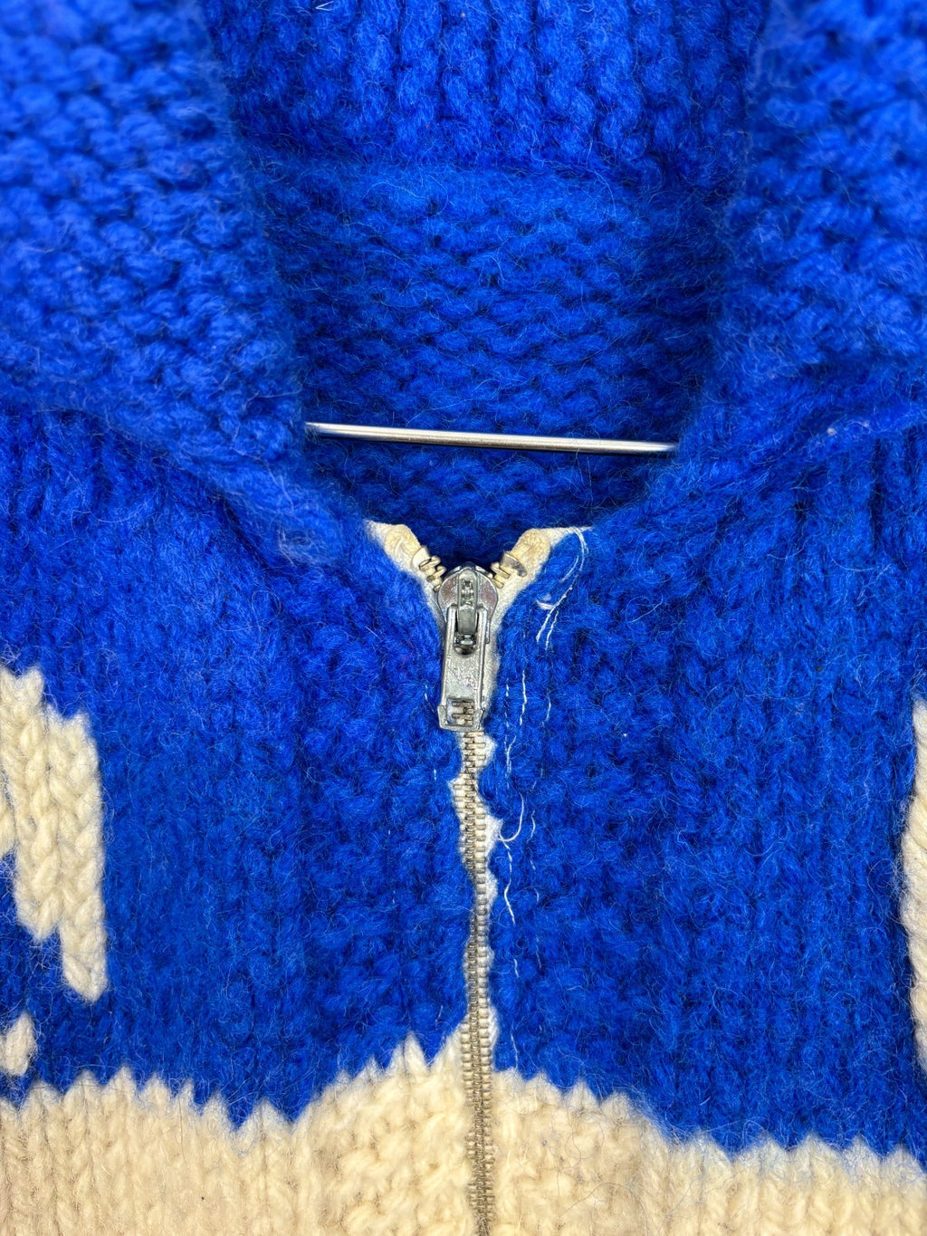 1960s Vintage Hand Knit Cowichan Sweater