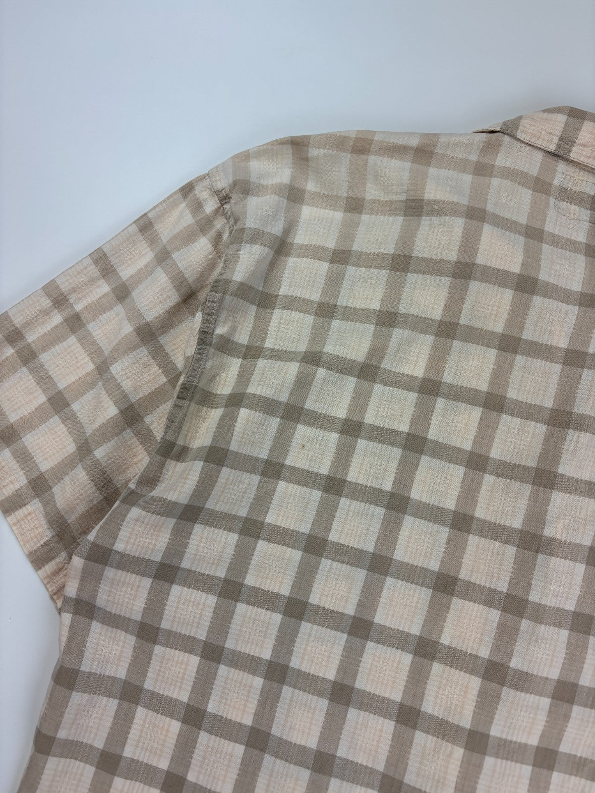 Vintage Roguehaus Plaid Cropped Button Up Shirt