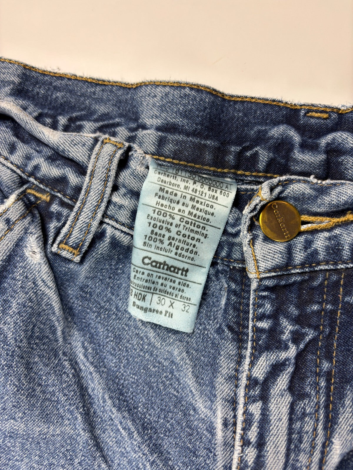 Vintage Carhartt Workwear Denim Jeans