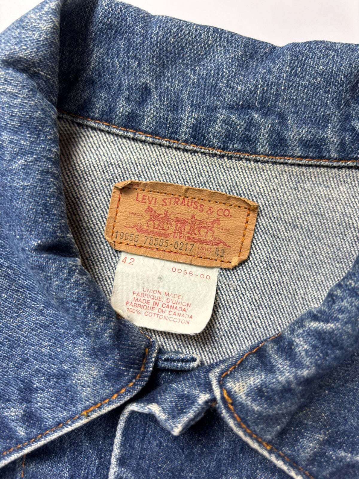 Vintage Levis Cropped Denim Jacket