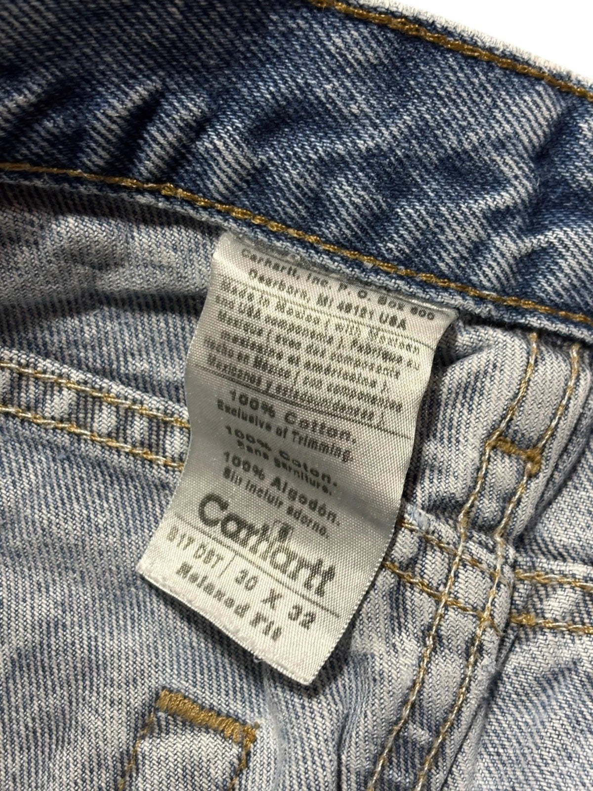 Vintage Denim Carhartt Jeans - 30x32 - Blue Relaxed Fit