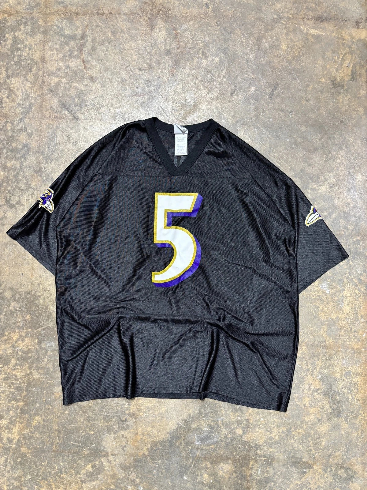 Vintage Baltimore Ravens Jersey / Joe Flacco #5 / NFL Football / Black Size 2XL