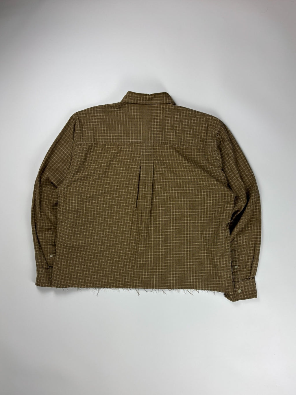 Vintage Cutter & Buck Plaid Cropped Button Up Shirt