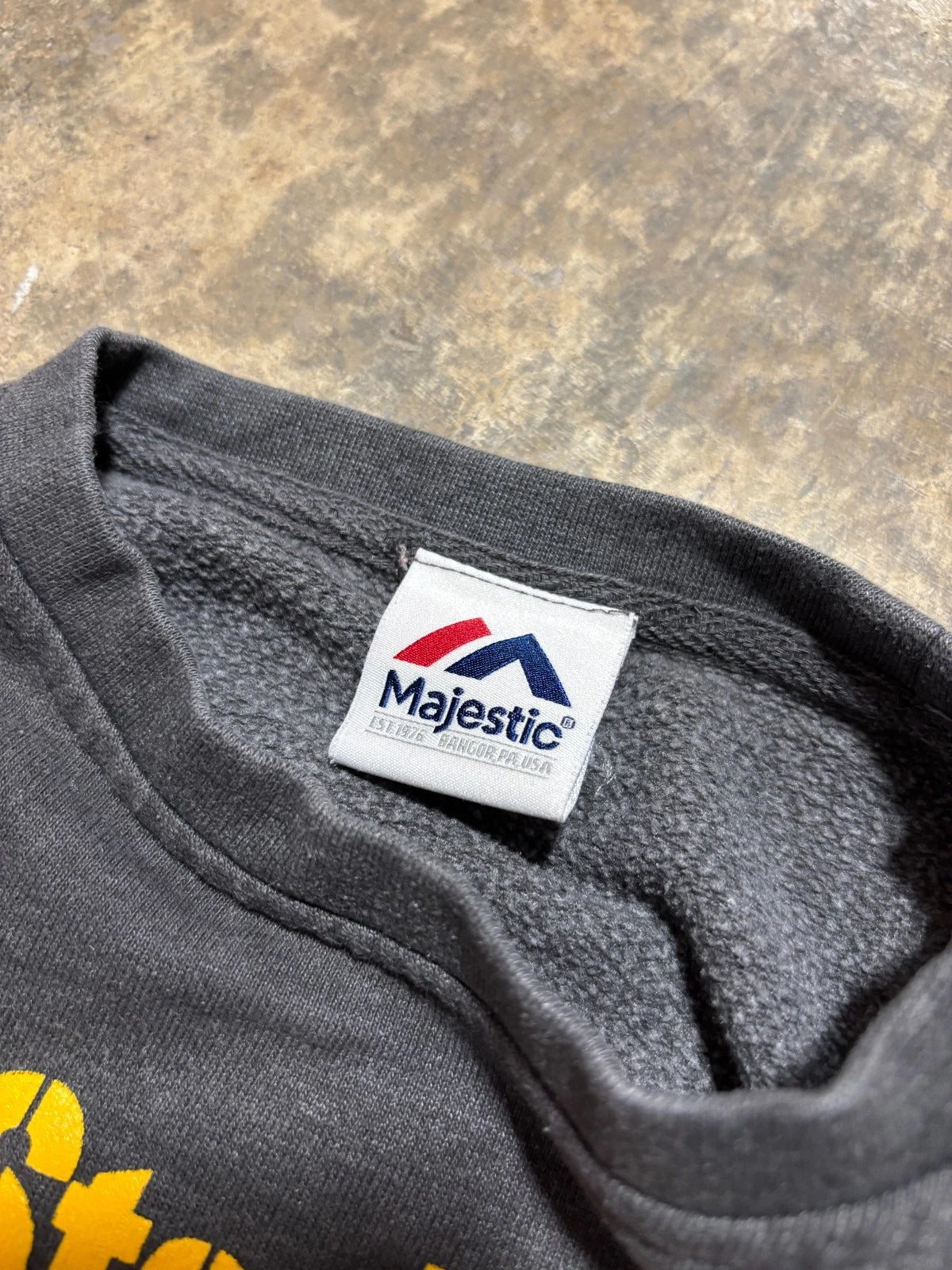 Vintage Pittsburgh Steelers Sweatshirt - NFL Football Sweater - Size Small Gray