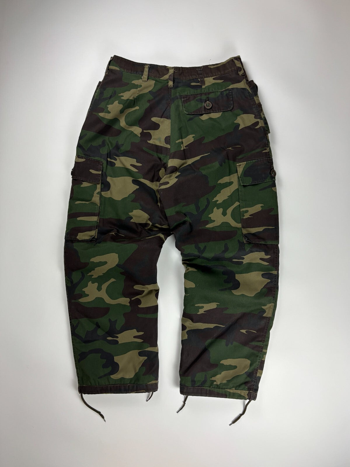 Vintage Military Insulated Cargo Camo Pants