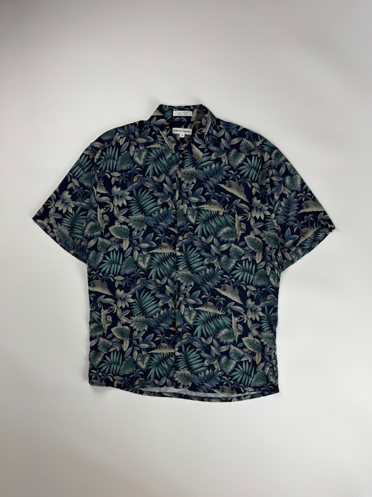 Vintage Pierre Cardin Hawaiian Button Up Shirt