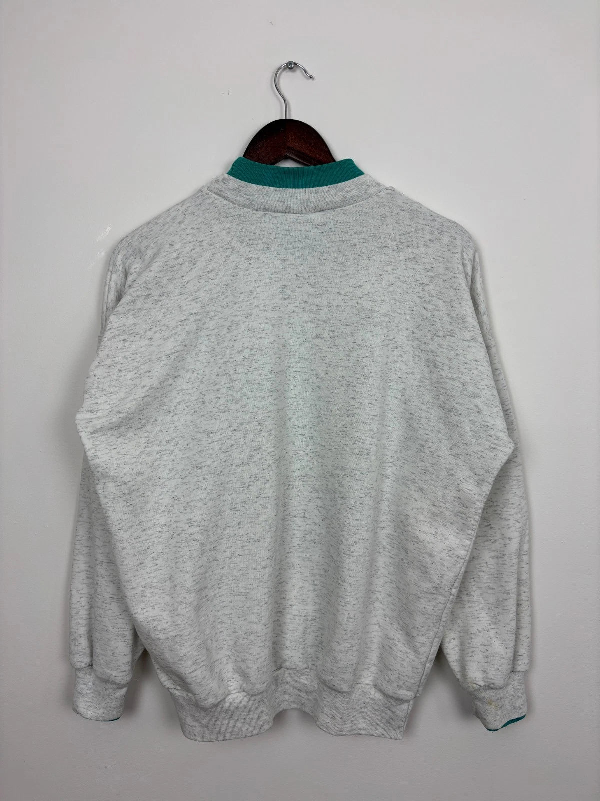 Vintage 1990s Black Bear Sweatshirt - Gray Cute Animal Graphic - Size Medium