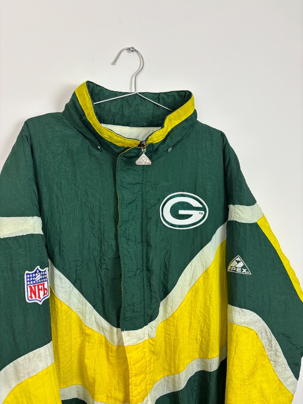 1990s Vintage Apex Green Bay Packers Jacket