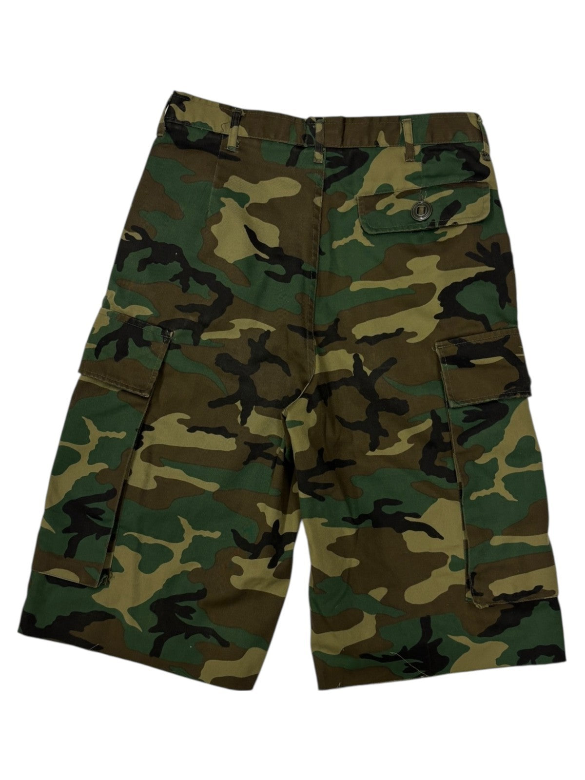 1990s Vintage Military Camo Cargo Shorts