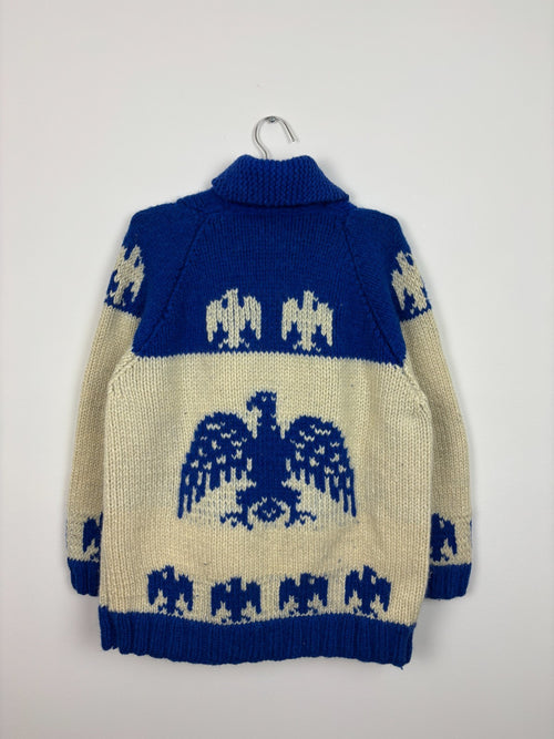 1960s Vintage Hand Knit Cowichan Sweater