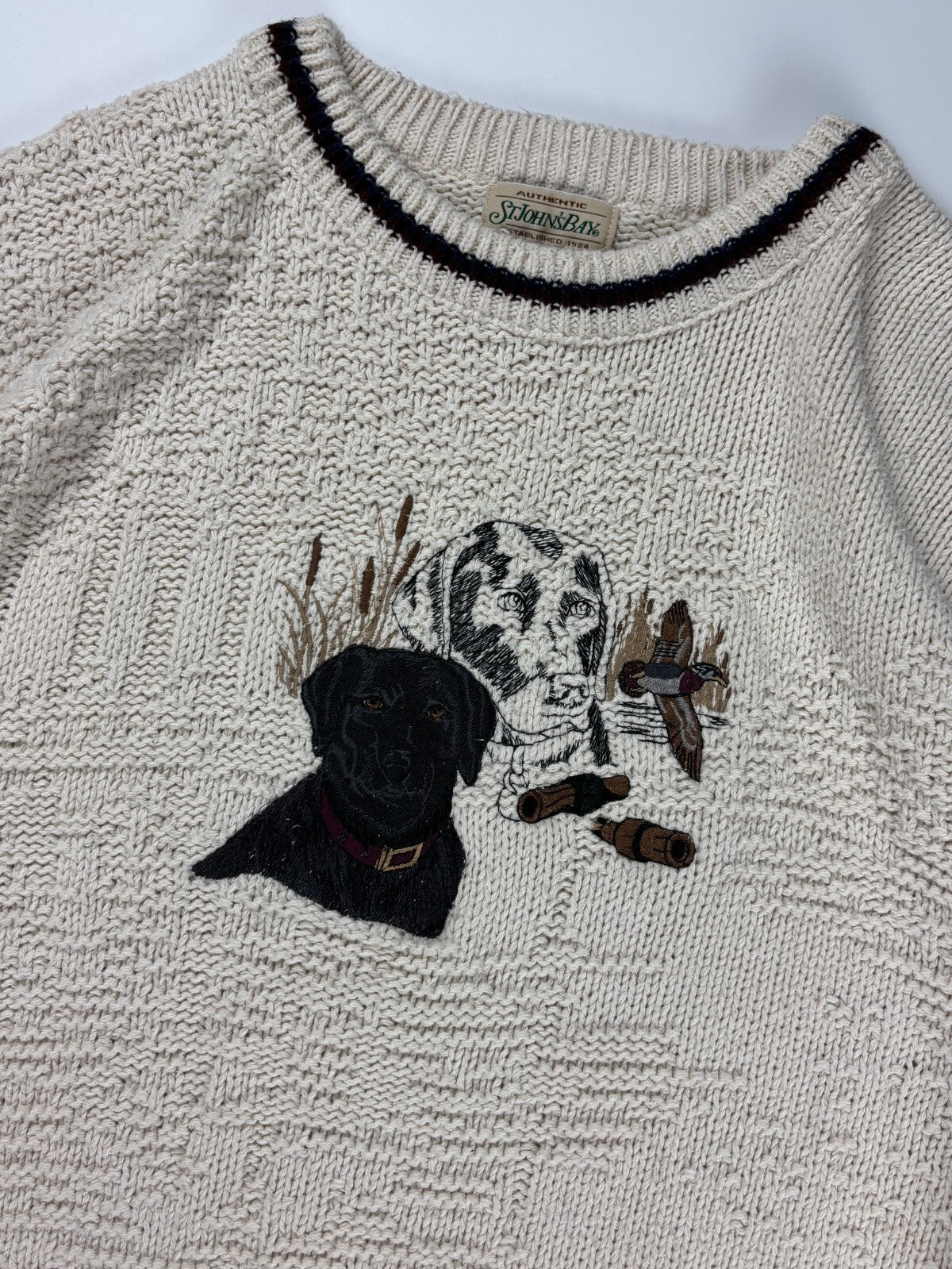 Vintage Dog Knit Sweater