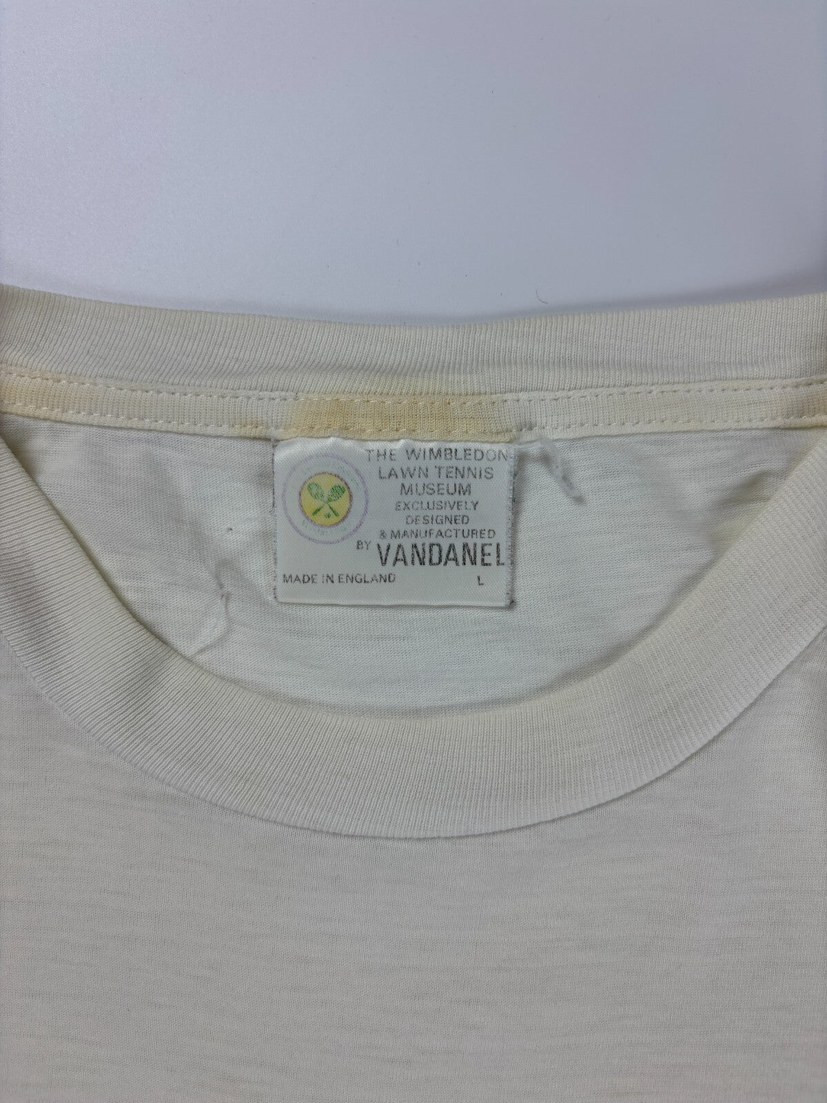 Vintage 1990 Wimbledon Tennis Tee