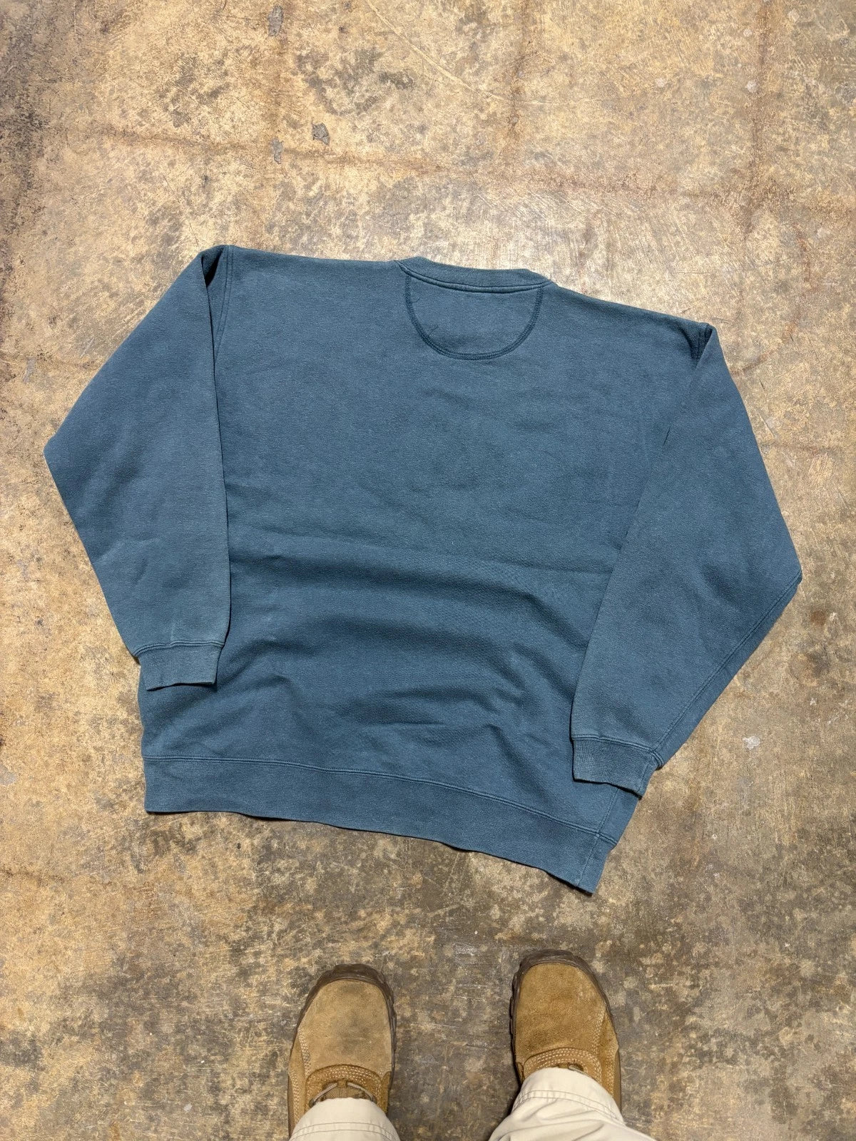 Vintage 1990s American Outdoors Eagle Sweatshirt - Nature Sweater - Size XL Blue