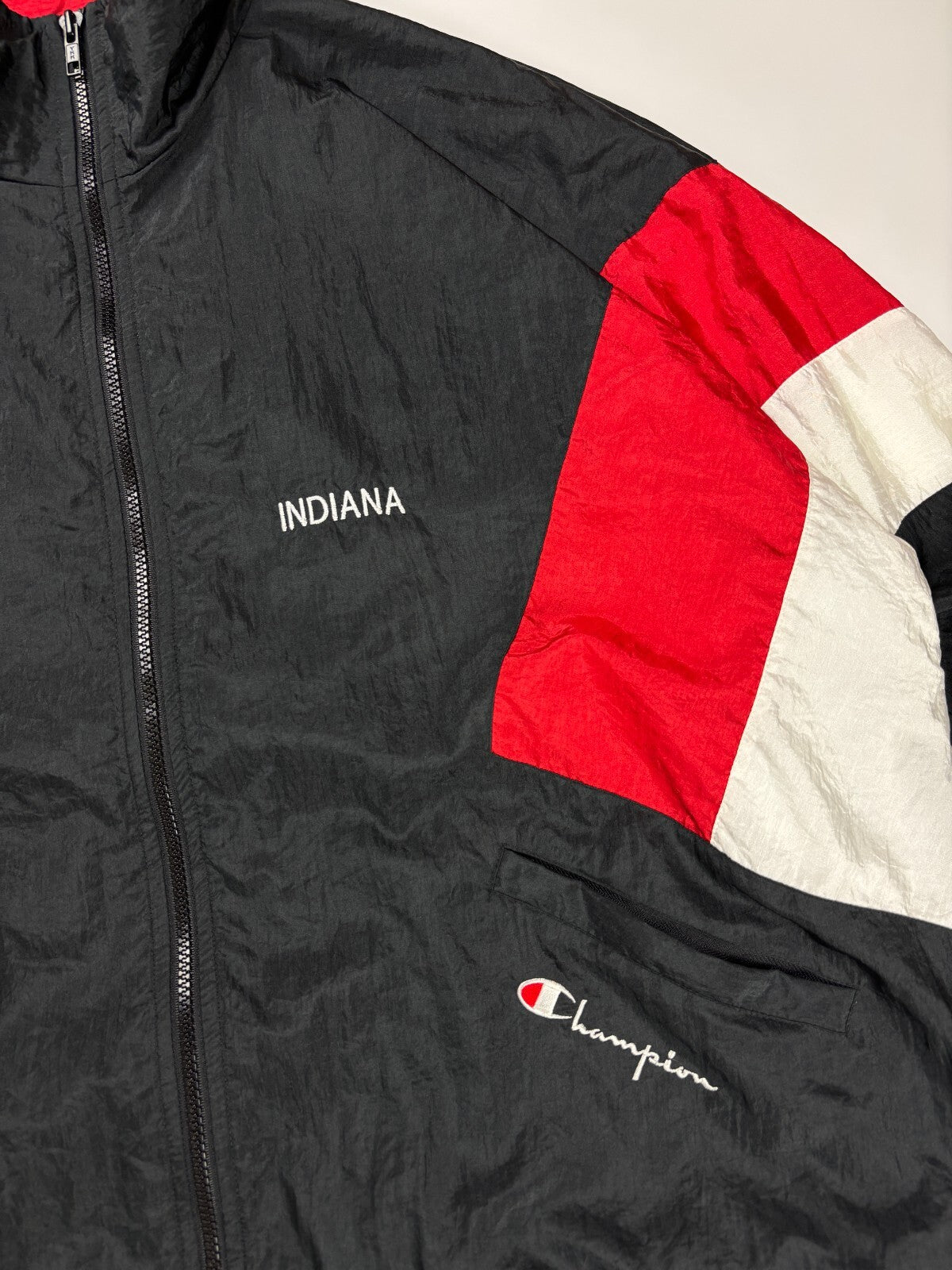 Vintage Champion Indiana University Windbreaker Jacket
