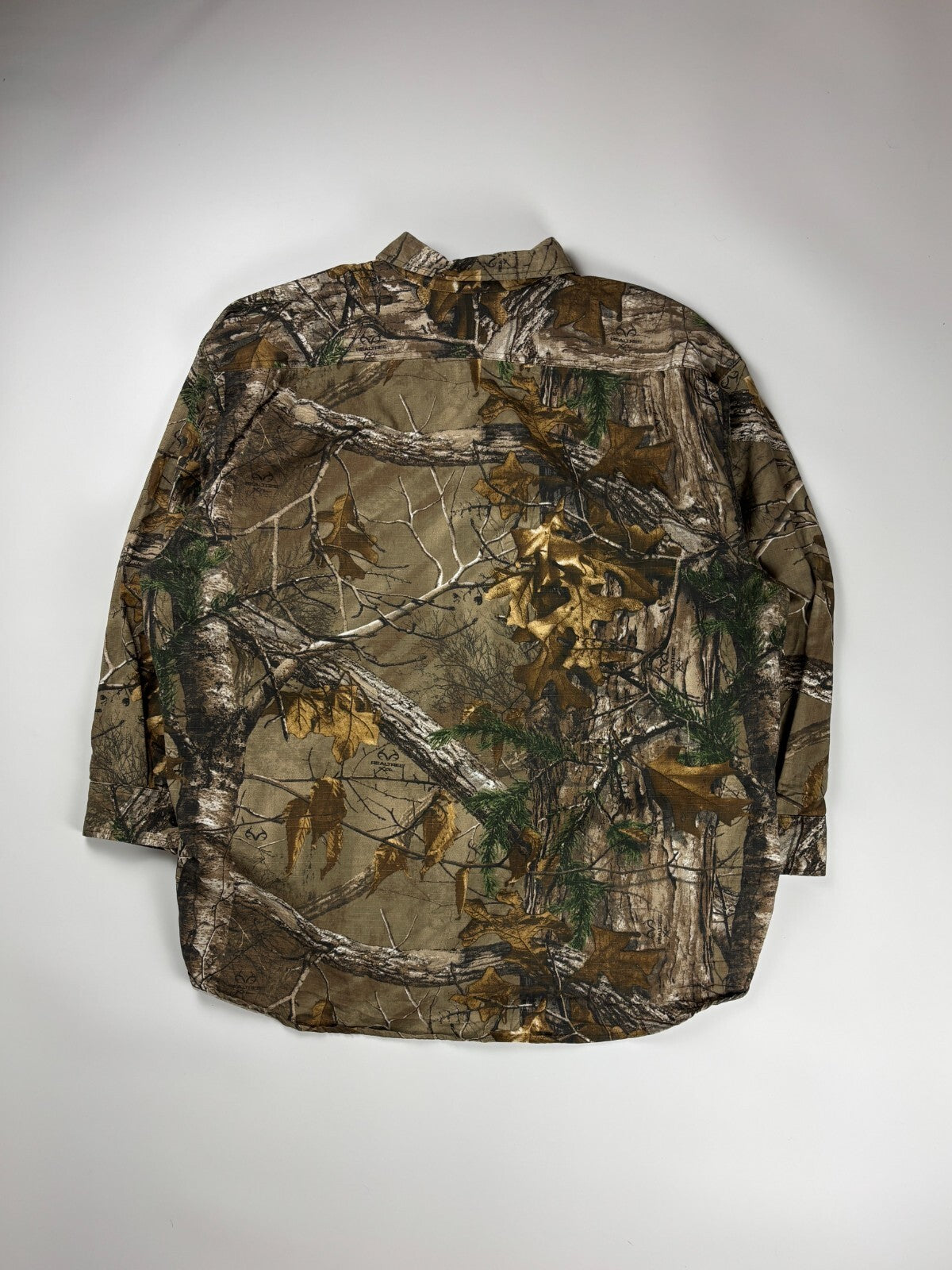 Vintage Redhead Real Tree Button Up Shirt