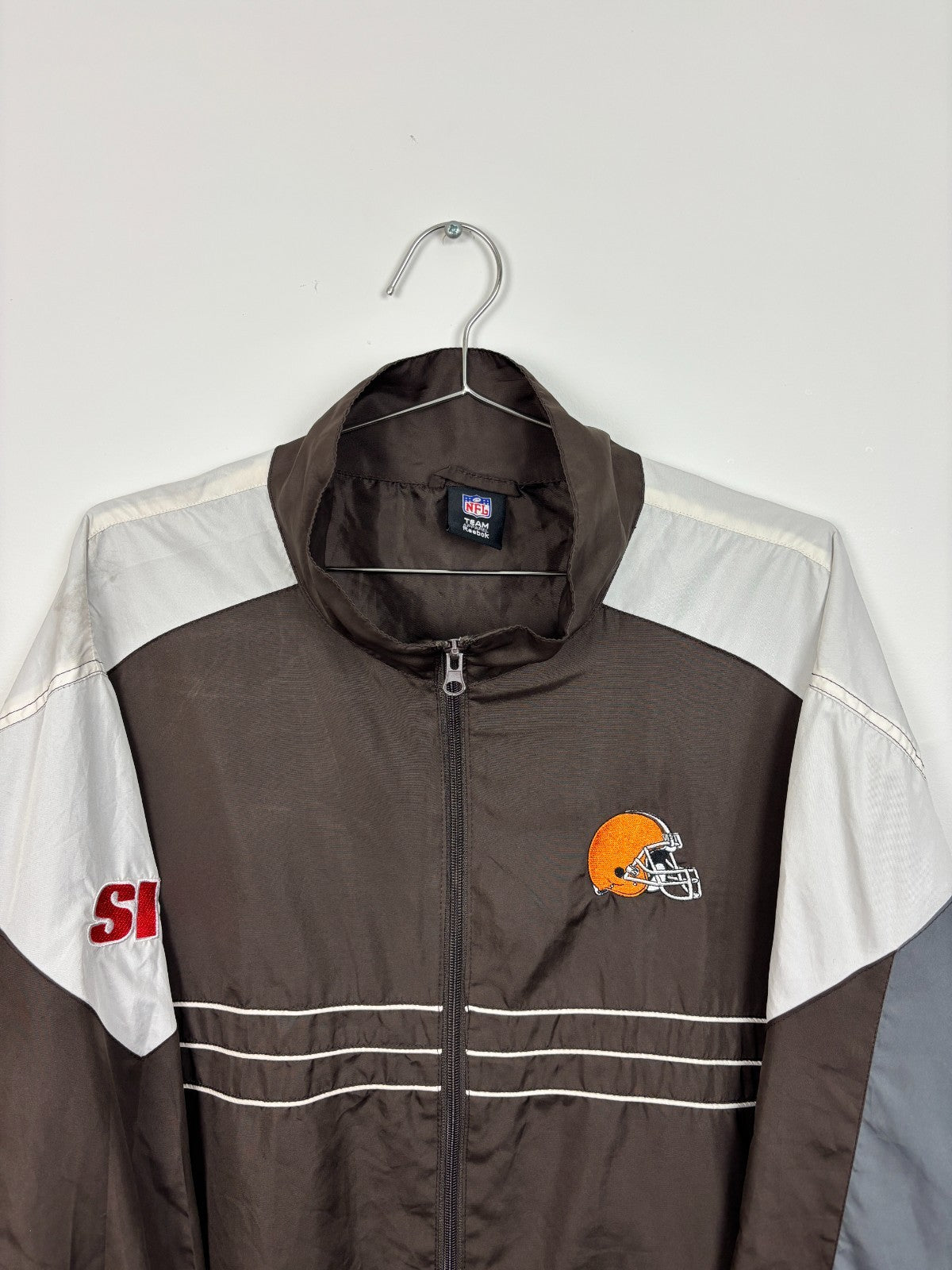 Vintage Reebok Cleveland Browns Windbreaker Jacket
