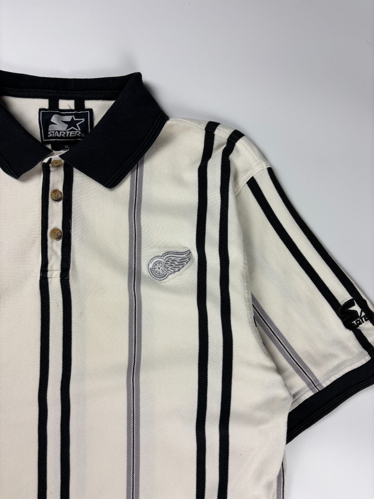 Vintage Starter NHL Detroit Red Wings Polo Tee