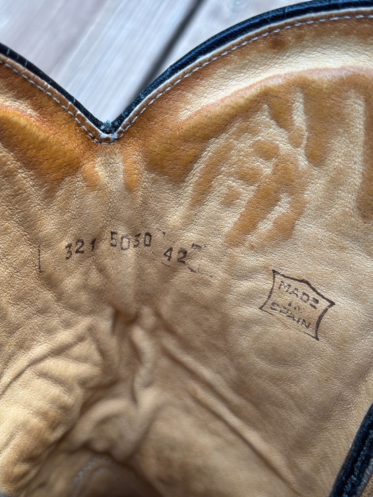 Vintage Western Leather Cowboy Boots