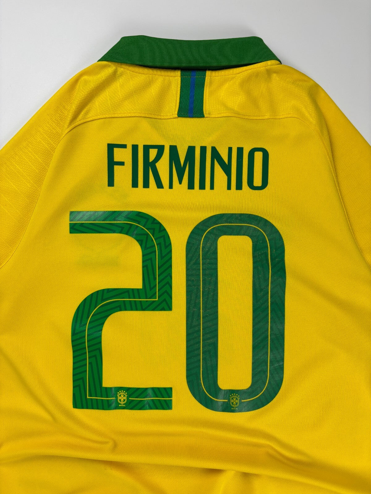 Vintage Nike Brazil Roberto Firmino Soccer Jersey