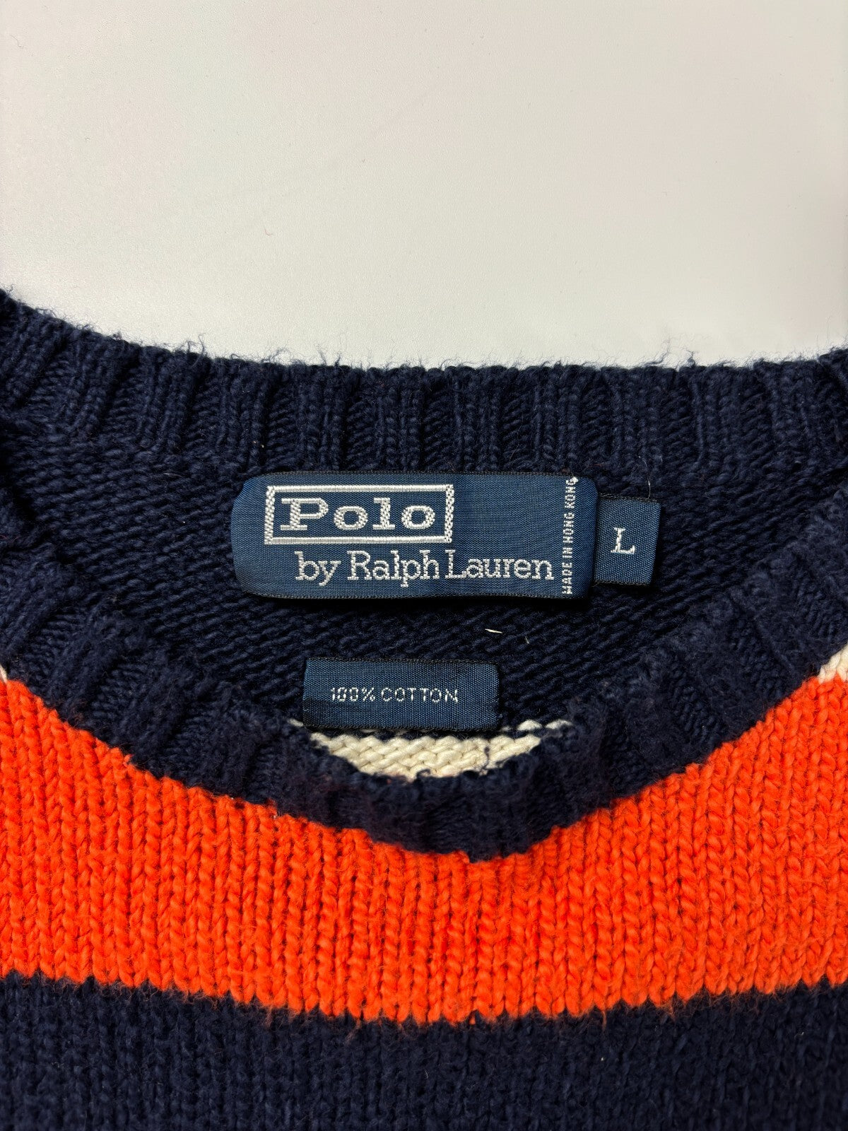 Vintage Striped Polo Ralph Lauren Knit Sweater