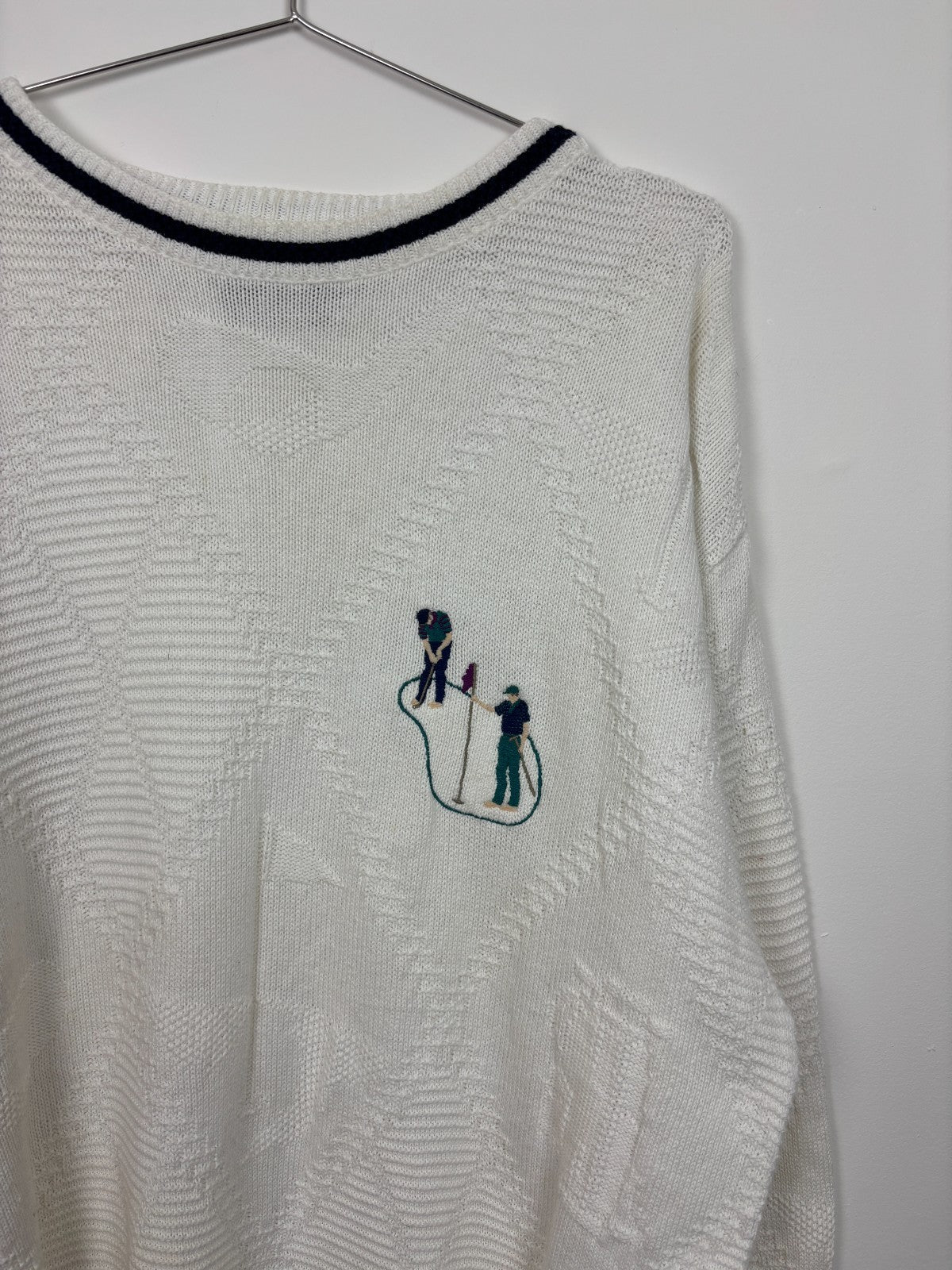 1990s Vintage Expressions Golf Knit Sweater