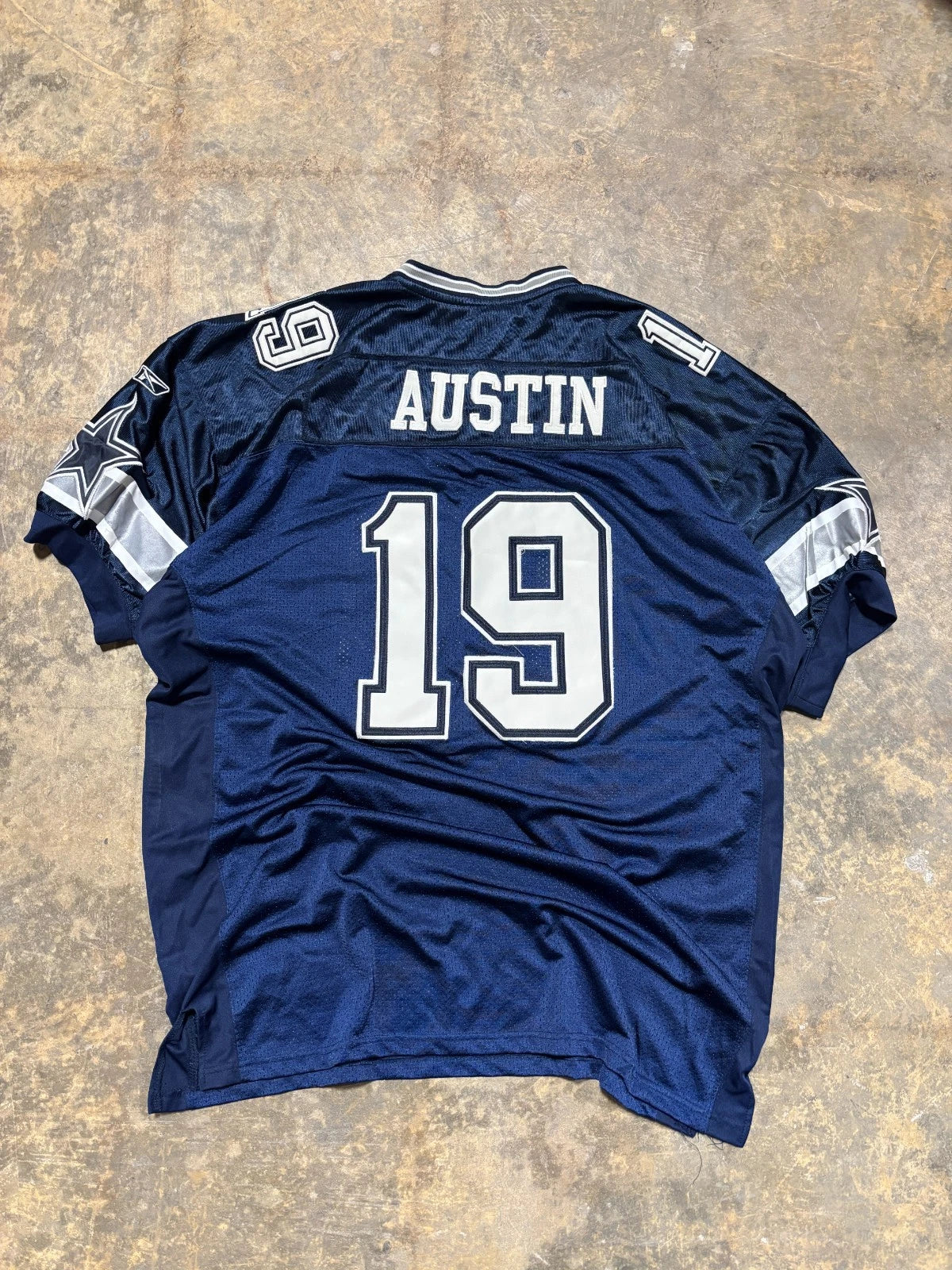 Vintage Dallas Cowboys Jersey / Miles Austin #19 / NFL / Reebok Blue Size 2XL