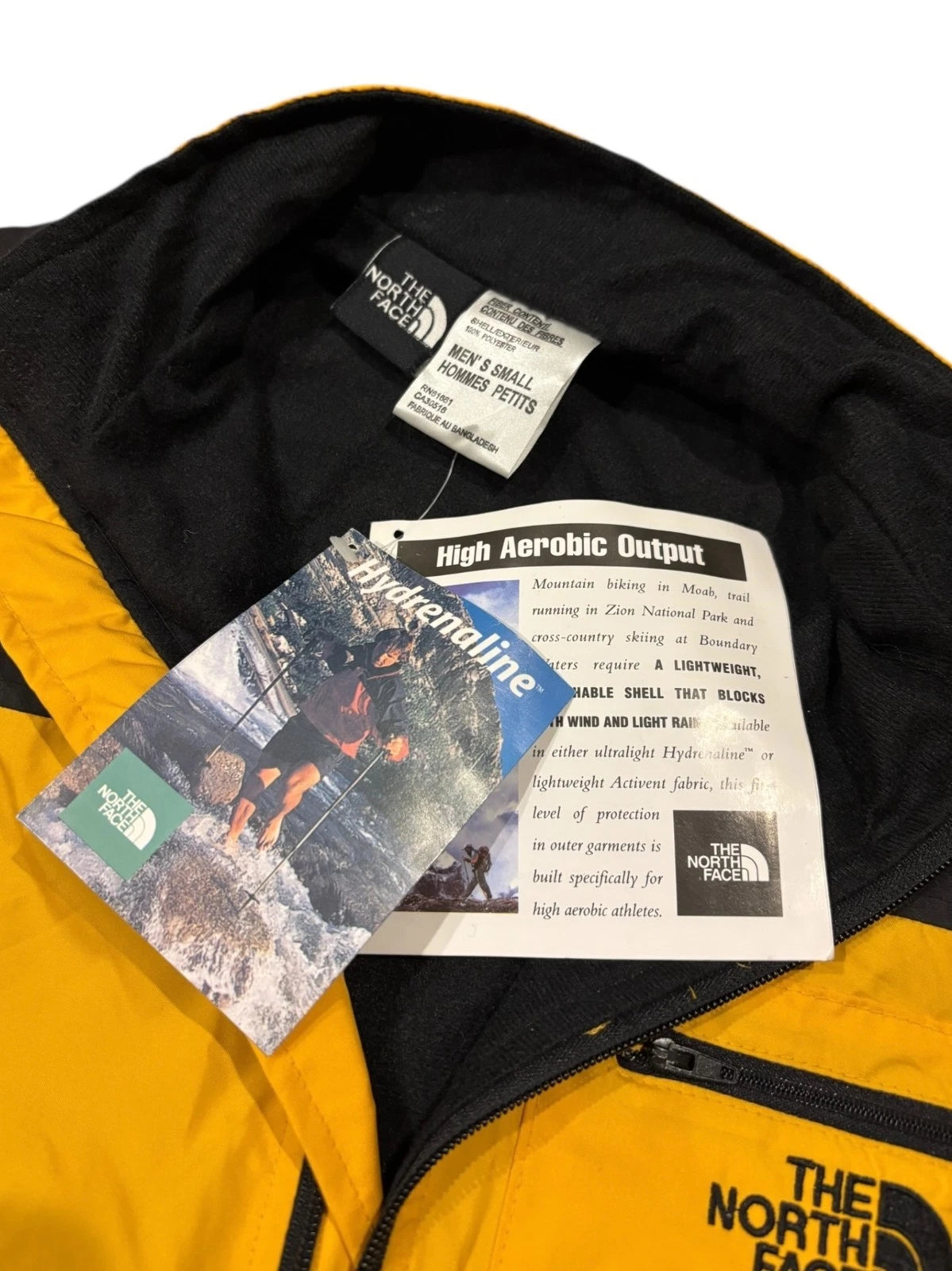 Vintage Yellow The North Face Vest - Size Small - New With Tags
