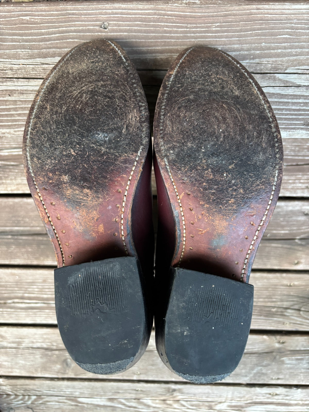 Vintage Western Leather Cowboy Boots